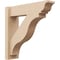 Ekena Millwork 6-in W x 22-in D x 22-in H Funston Trad Rough Cedar Woodgrain TimberThane Outlooker, Primed Tan OUTUR060X22X22FST04RCPR - alternate 1